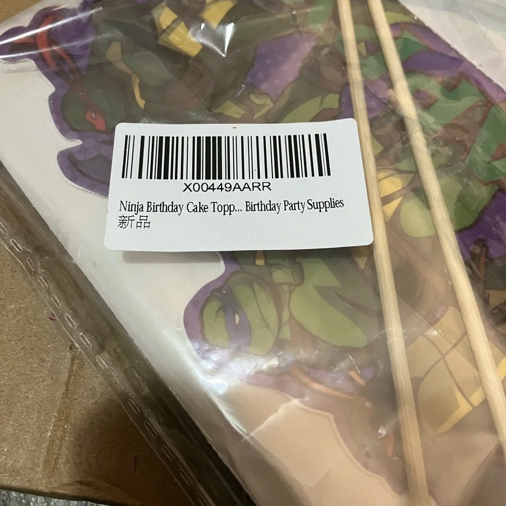 Teenage Mutant Ninja Turtles Birthday Cake Topper